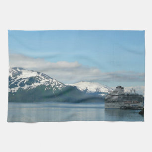 Alaskan Cruise Vacation Travel Photography Kitchen Towel
