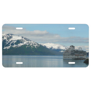 Alaskan Cruise Vacation Travel Photography License Plate