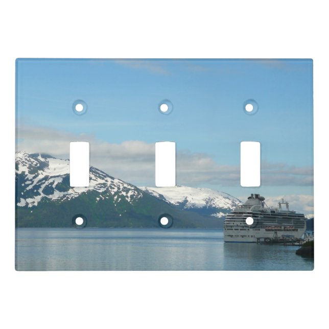 Alaskan Cruise Vacation Travel Photography Light Switch Cover (Front)