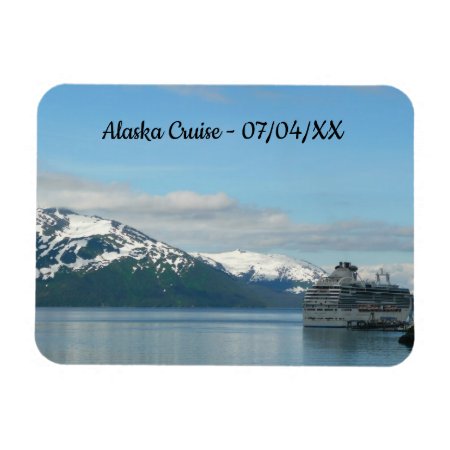 Alaskan Cruise Vacation Travel Photography Magnet
