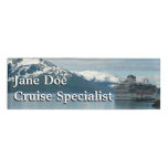 Alaskan Cruise Vacation Travel Photography Name Tag