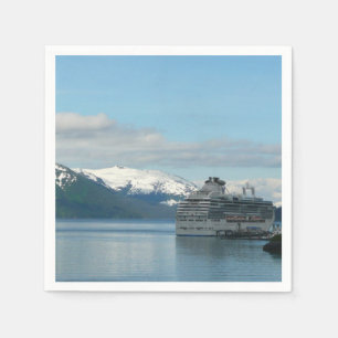 Alaskan Cruise Vacation Travel Photography Napkins