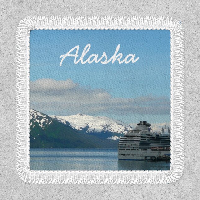 Alaskan Cruise Vacation Travel Photography Patch (Front)