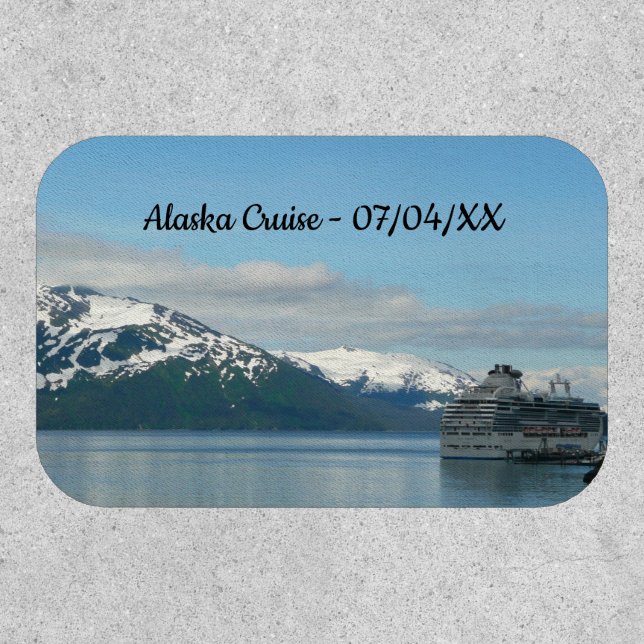Alaskan Cruise Vacation Travel Photography Patch (Front)