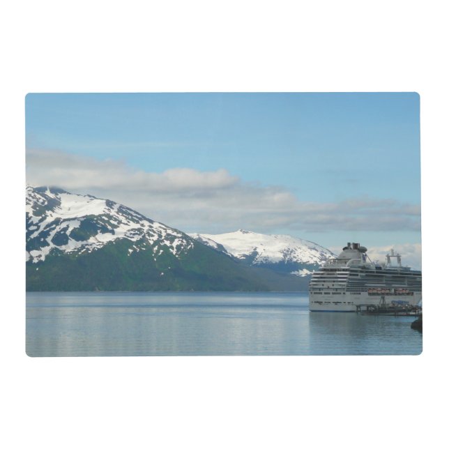 Alaskan Cruise Vacation Travel Photography Placemat (Front)