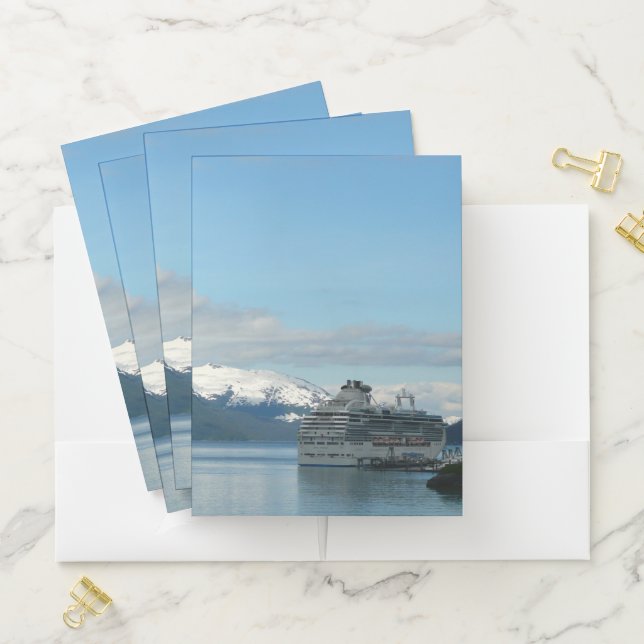 Alaskan Cruise Vacation Travel Photography Pocket Folder (In Situ)