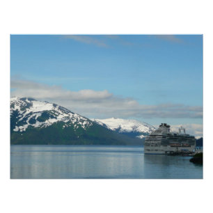 Alaskan Cruise Vacation Travel Photography Poster
