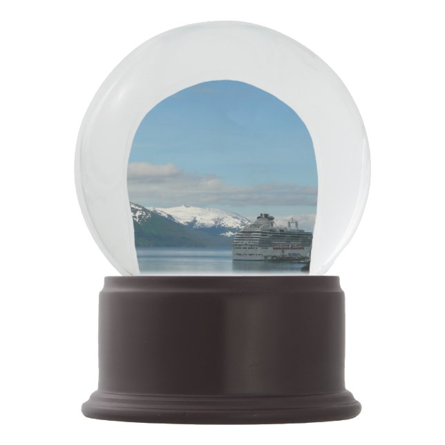 Alaskan Cruise Vacation Travel Photography Snow Globe (Front)