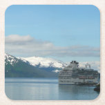 Alaskan Cruise Vacation Travel Photography Square Paper Coaster
