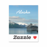 Alaskan Cruise Vacation Travel Photography Sticker