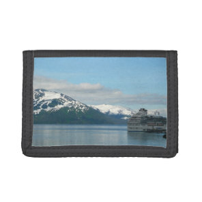 Alaskan Cruise Vacation Travel Photography Tri-fold Wallet