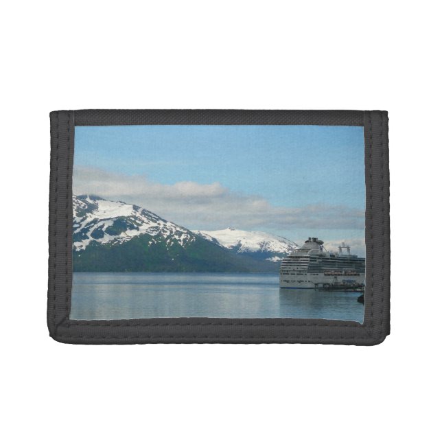 Alaskan Cruise Vacation Travel Photography Trifold Wallet (Front)
