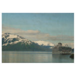 Alaskan Cruise Vacation Travel Photography Wood Poster
