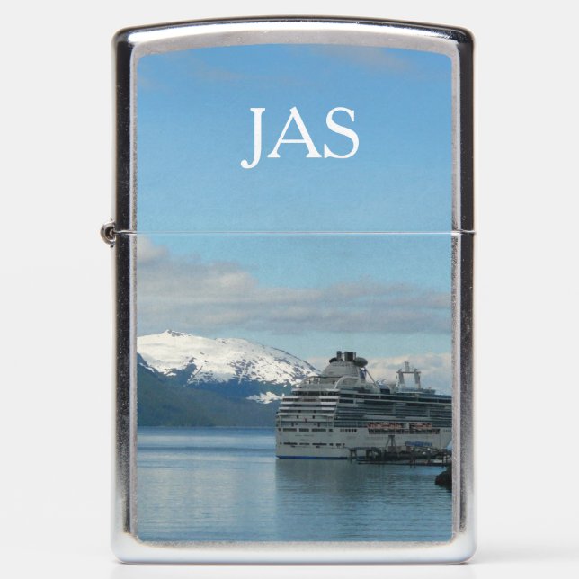 Alaskan Cruise Vacation Travel Photography Zippo Lighter (Front)