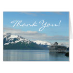 Alaskan Cruise Vacation Travel Thank You Card