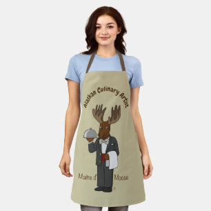 Alaskan Culinary Artists Maitre d' Moose Apron