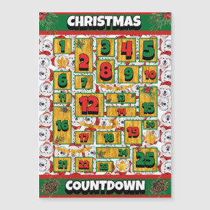 Alaskan Dog Countdown Christmas Advent Calendar
