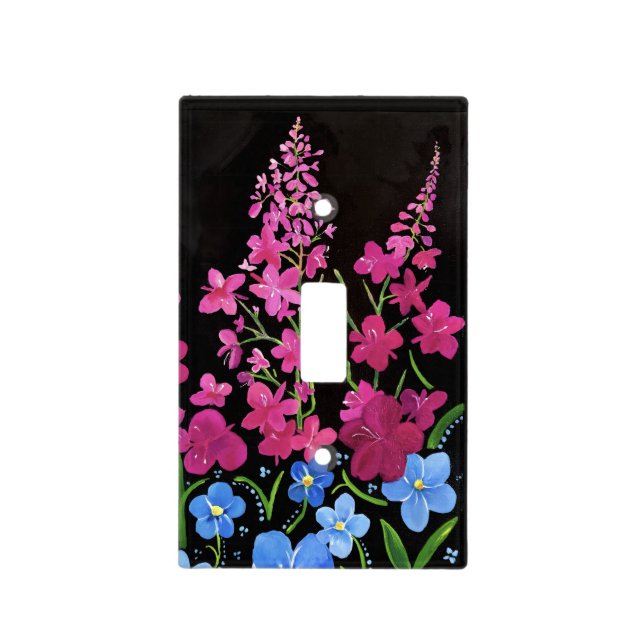 Alaskan Exuberance Fireweed lite switch cover (Front)