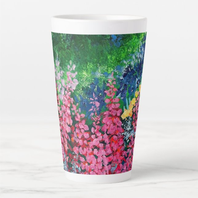 Alaskan Fireweed 17oz Latte Mug (Front)