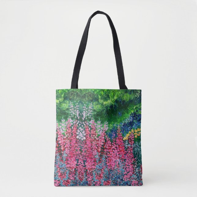 Alaskan Fireweed canvas tote Bag (Front)