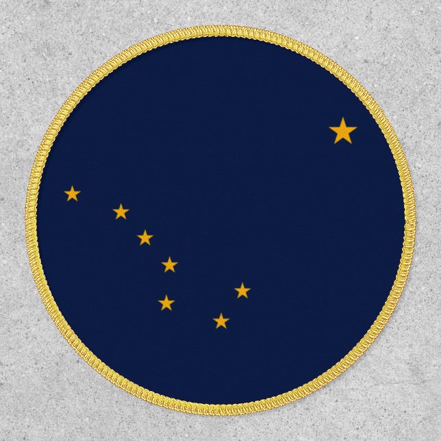 Alaskan Flag, Flag of Alaska Patch (Front)