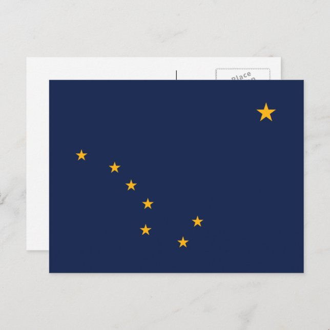 Alaskan Flag, Flag of Alaska Postcard (Front/Back)