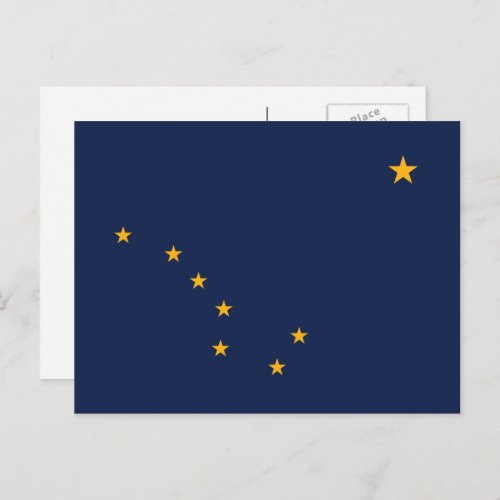 Alaskan Flag Flag of Alaska Postcard