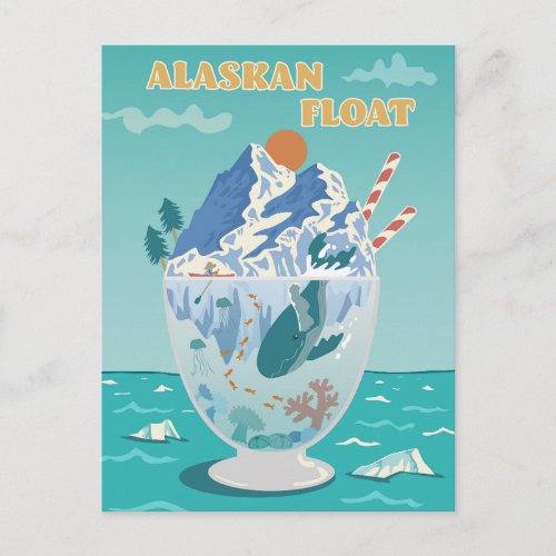 Alaskan Float Postcard