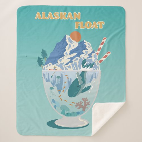 Alaskan Float Sherpa Blanket