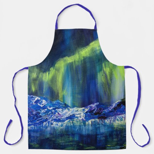 Alaskan Glacial Reflections BBQ Apron1 Apron