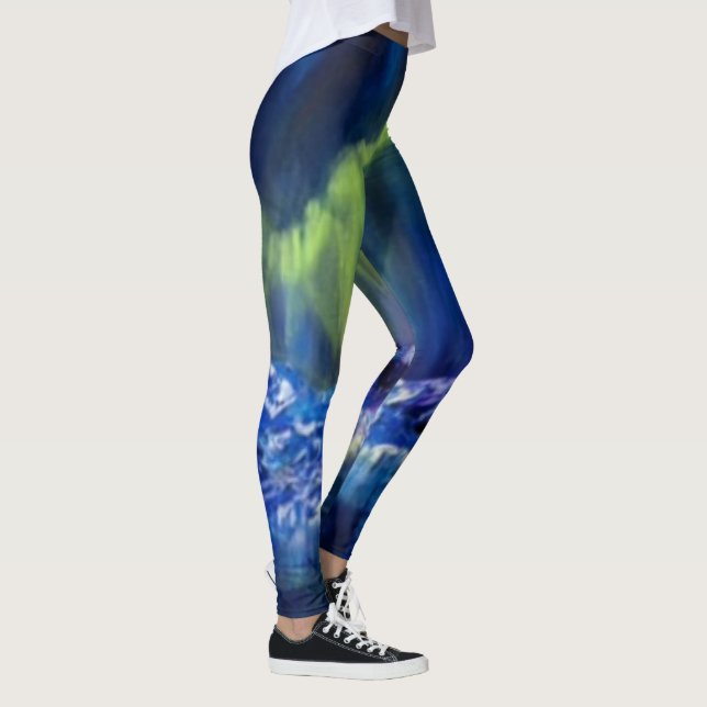 Alaskan Glacial Reflections Leggings (Right)