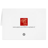 Alaskan Glacier Blank Greeting Cards (Back Horizontal)
