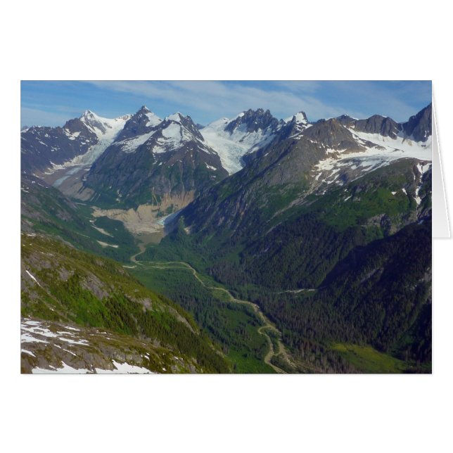 Alaskan Glacier-Carved Valley Cards (Front Horizontal)