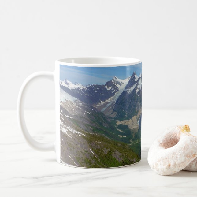 Alaskan Glacier-Carved Valley Coffee Mug (With Donut)
