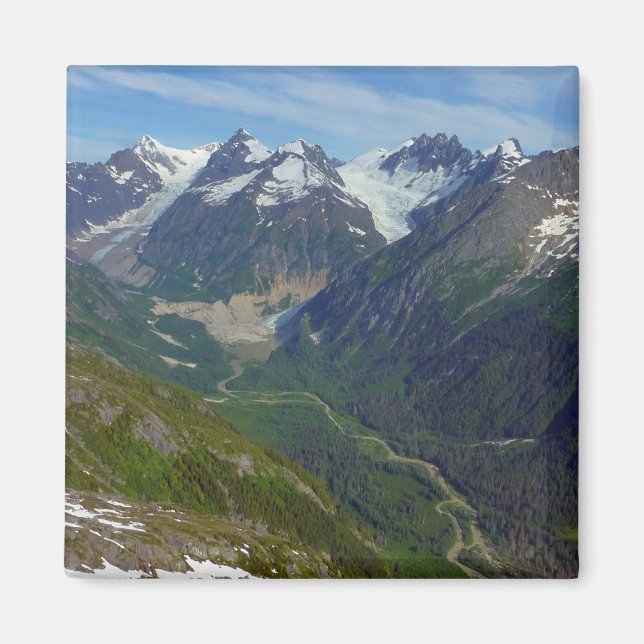 Alaskan Glacier-Carved Valley Magnet (Front)