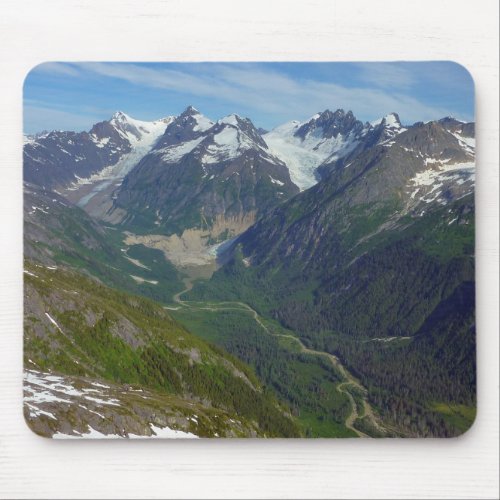 Alaskan Glacier_Carved Valley Mouse Pad