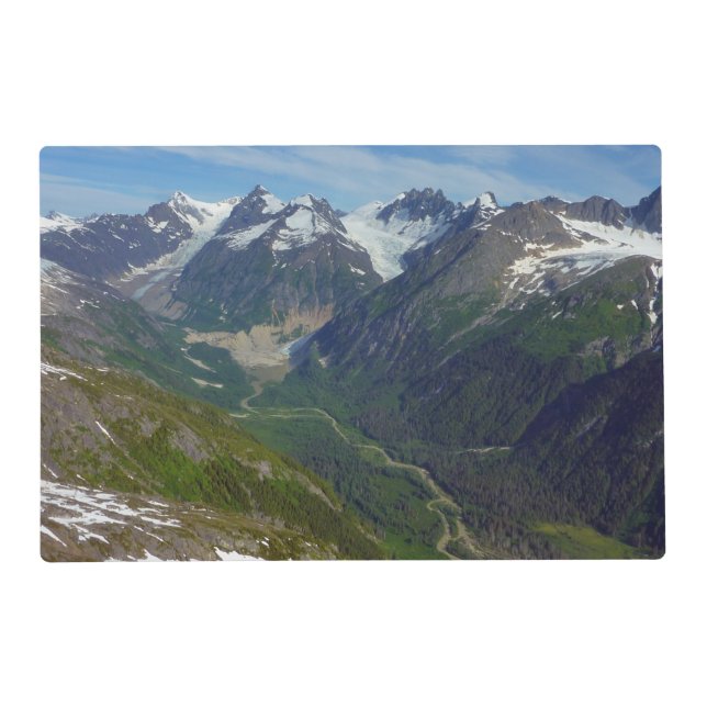 Alaskan Glacier-Carved Valley Placemat (Front)