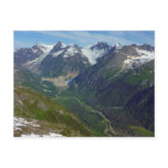 Alaskan Glacier-Carved Valley Postcard