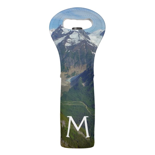 Alaskan Glacier-Carved Valley Wine Bag (Front)