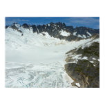Alaskan Glacier Scenic Travel Landscape Poster