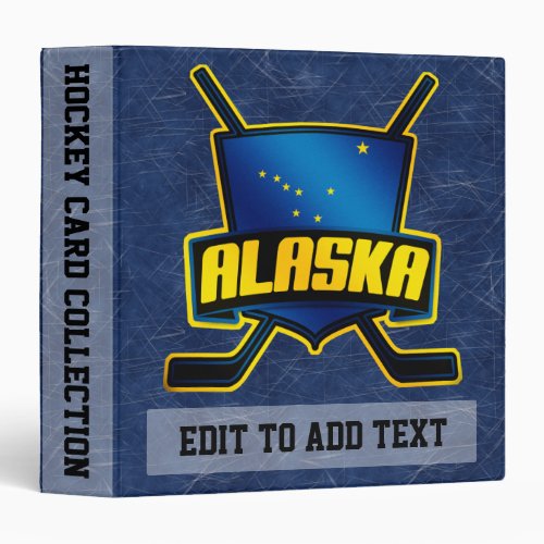Alaskan Hockey Trading Card Album Binder