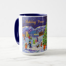 Alaskan Holiday Peace Mug