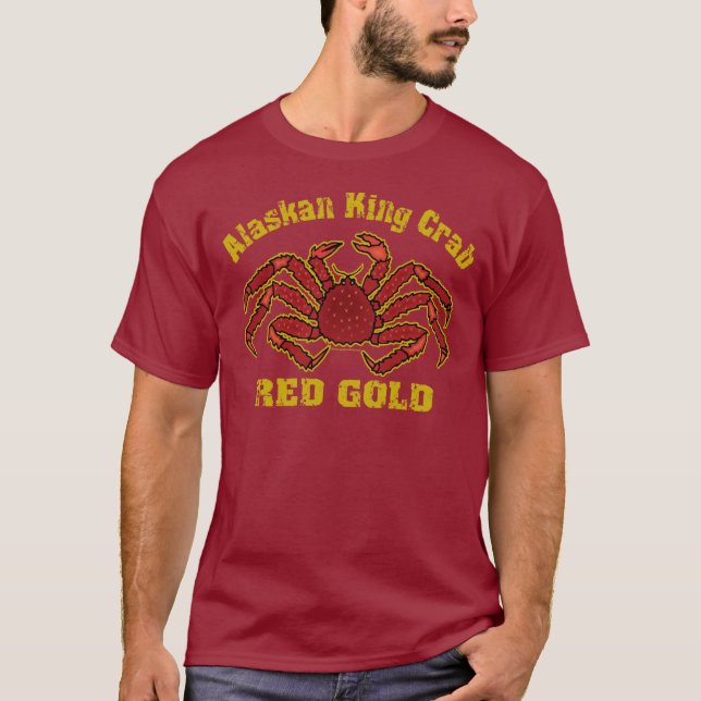 ALASKAN KING CRAB RED GOLD T-Shirt (Front)