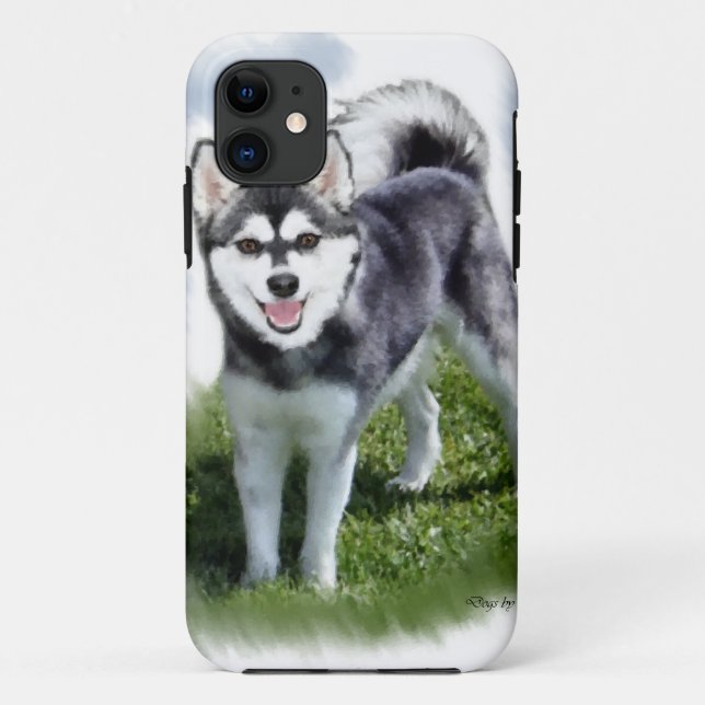 Alaskan Klee Kai Art Case-Mate iPhone Case (Back)