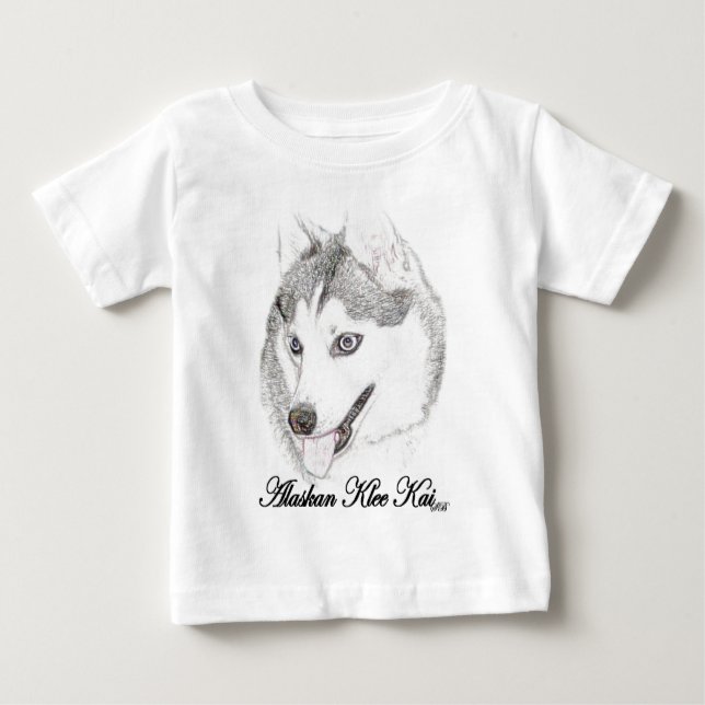 Alaskan Klee Kai Baby T-Shirt (Front)
