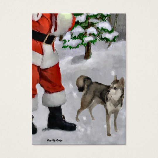 Alaskan Klee Kai Christmas Gifts Name Tags