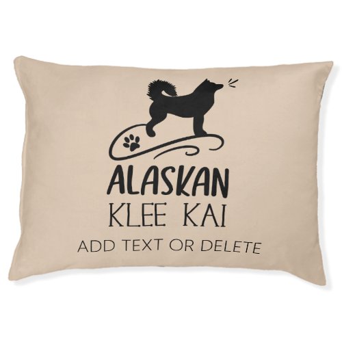 Alaskan Klee Kai Dog Lover Paw Dog Bed