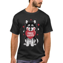 Alaskan Klee Kai Dog Valentines Day Free Kisses