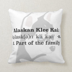 Alaskan Klee Kai Pillow