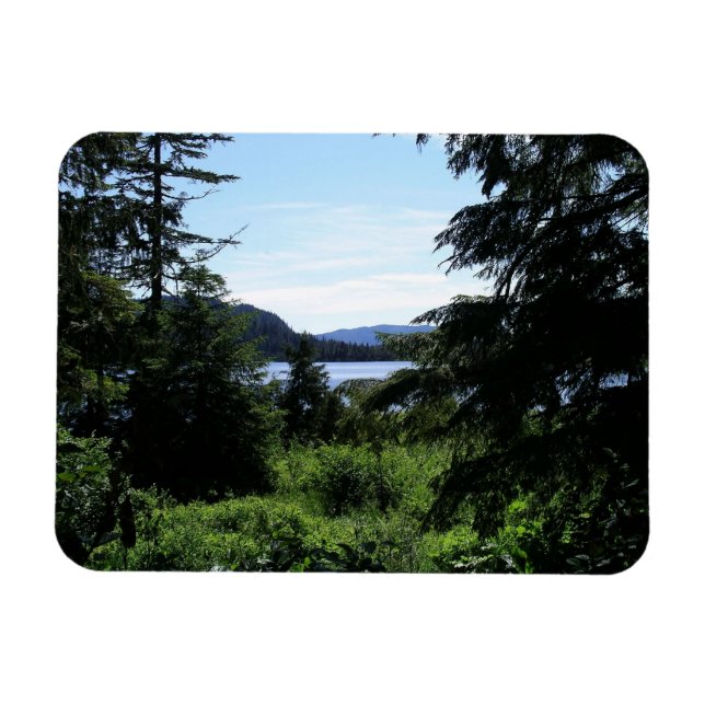 Alaskan Landscape Beautiful Alaska Photography Magnet (Horizontal)